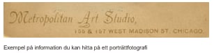 Exempel på fotografi med genealogisk information