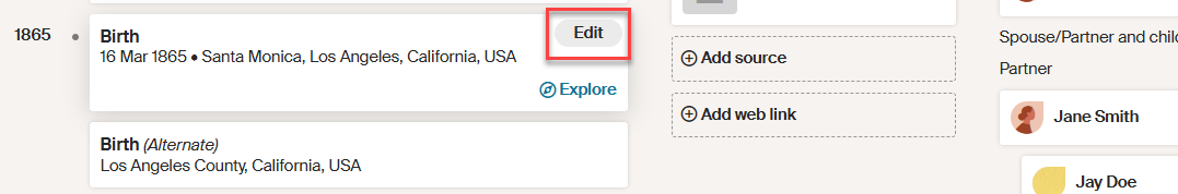 save as alternate