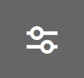 ícono de filtros de mapa