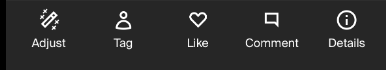 image toolbar